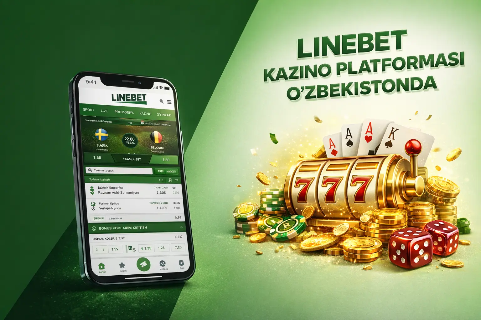 Linebet UZ Kazino Platformasi O‘zbekistonda 2026