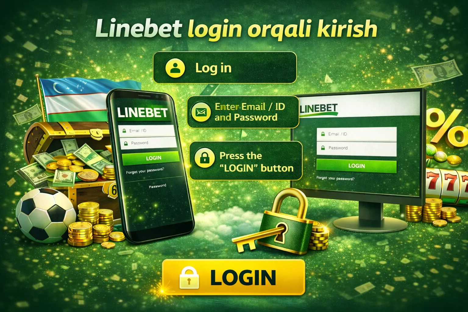 Linebet login orqali kirish