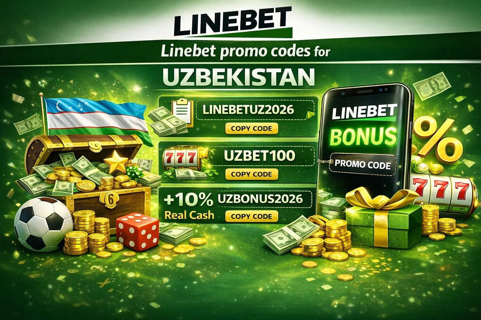 Linebet promo codes for Uzbekistan
