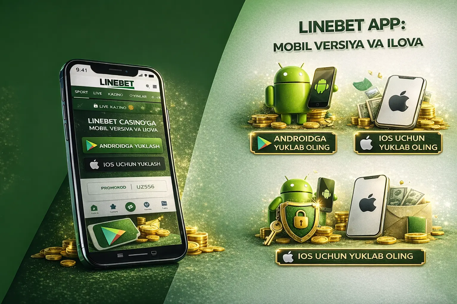 Linebet skachat app: mobil versiya va ilova